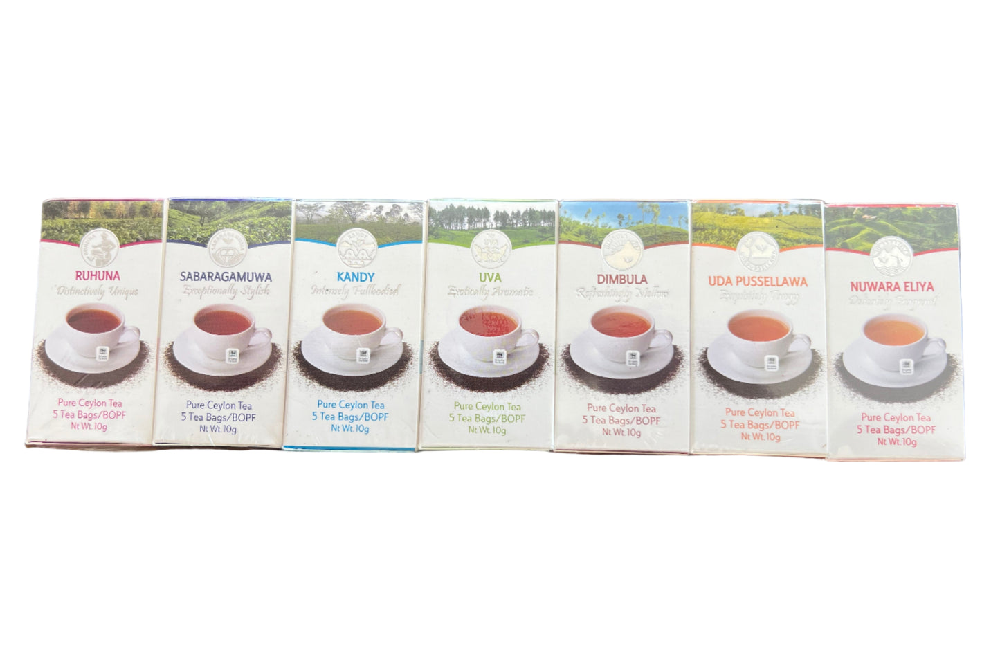 Seven Regions of Ceylon-small packs-70g-by Ceylon Tea board