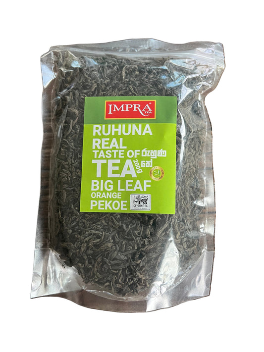 Ruhunu Leaf Tea- Big leave Orange Pekoe-200g